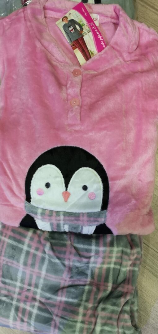 Pijama Sedalina Pingüino Rosa