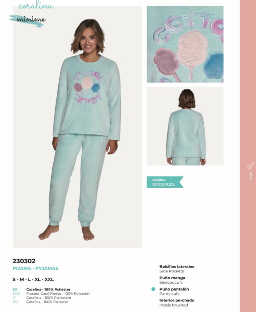 Pijama Coralina 230302
