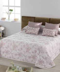 Colcha Bouti JVR Fantasy rosa