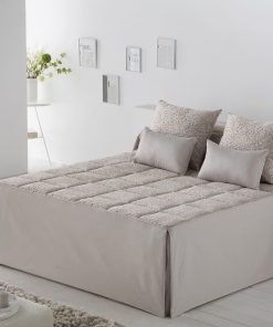 Colcha Edredón Volante Ferrara JVR beige