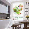 Estor Digital Translucido Cocina Ensalada