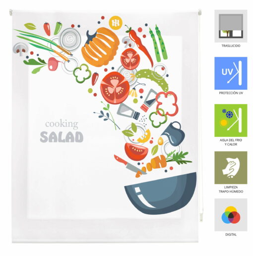 Estor Digital Translucido Cocina Salad