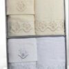 Juego Toallas Bordados 3 piezas Irina