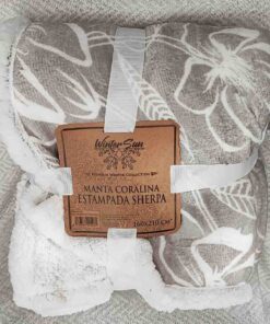 Manta Coralina Sherpa 160x210 - 3