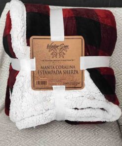 Manta Coralina Sherpa 160x210 - 6
