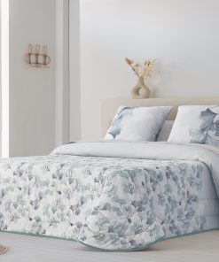 Colcha Bouti JVR Flora turquesa